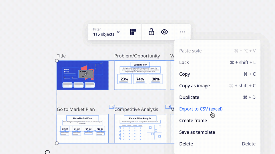 Export to CSV